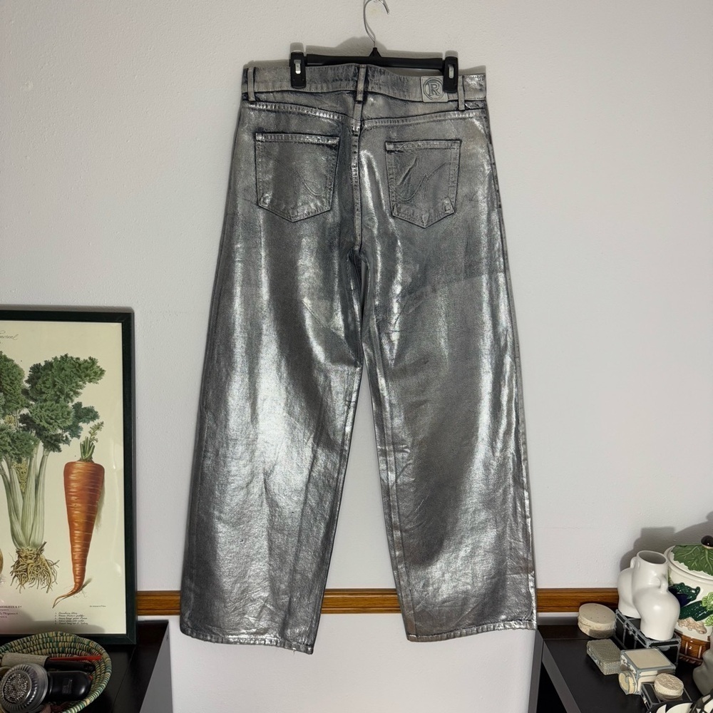 REVICE NWT Fly Silver wide leg jeans size 32 - Picture 11 of 16